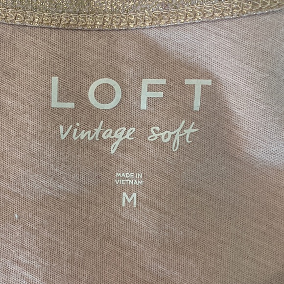 Loft Vintage Soft roségold Tee - Picture 3 of 4